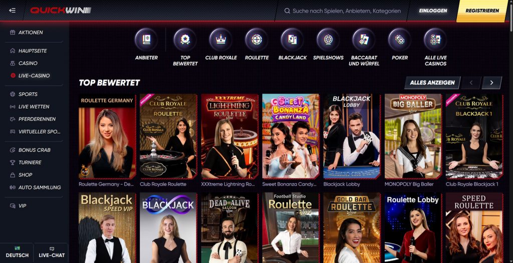 Quickwin Live Casino