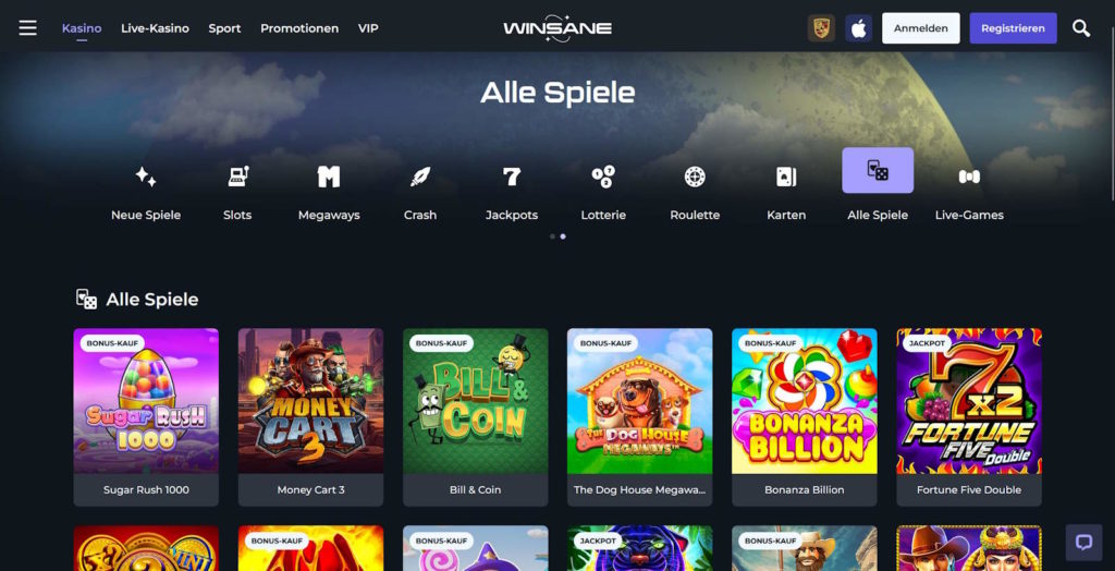 winsane casino